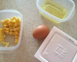 コーンと納豆の青のりチャーハン作り方1写真