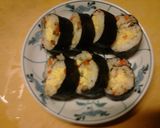 混ぜ寿司と炒り卵の太巻き　恵方巻きにも作り方16写真