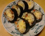 混ぜ寿司と炒り卵の太巻き　恵方巻きにも作り方17写真