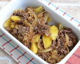 牛肉とじゃがいものすき焼き風照り焼き作り方6写真