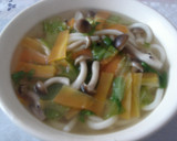 簡単☆和風スープあんかけうどん作り方3写真