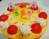 誕生日にオムライスケーキ☆作り方3写真