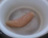 鶏ささみとキャベツのごま和え作り方1写真
