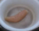 鶏ささみとキャベツのごま和え作り方1写真