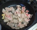 豚肉と厚揚げニンニクオイスターソース炒め作り方3写真