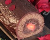 赤薔薇アムールショコラのロールケーキ作り方36写真