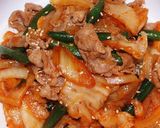 豚肉と白菜キムチの和風炒め(豚キムチ)作り方5写真