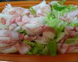 白菜豚バラレンチン♪なんちゃって鍋作り方1写真