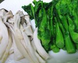 菜の花とエリンギの牛肉ロール作り方1写真