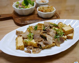 豚肉と厚揚げニンニクオイスターソース炒め作り方8写真