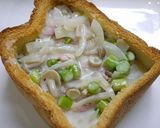 ランチ！クリームシチュー☆カップトースト作り方9写真