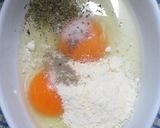 オレガノと粉チーズのオムレツ：覚書作り方1写真
