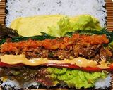 我が家の恵方巻②肉星人に捧げる焼肉ロール作り方11写真