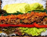 我が家の恵方巻②肉星人に捧げる焼肉ロール作り方10写真