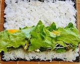 我が家の恵方巻③ 豚カルビのサラダ巻き作り方9写真