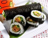 我が家の恵方巻③ 豚カルビのサラダ巻き作り方12写真