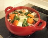 もやしでカサ増し！豆腐と鯖缶の中華風鍋作り方8写真