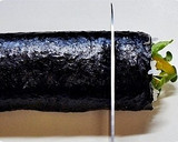 我が家の恵方巻④人気のとろたく巻いてみた作り方6写真