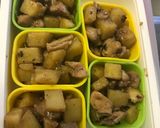 弁当用★じゃが芋と鶏肉の豆豉あえ 冷凍可作り方5写真