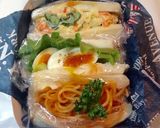 簡単早い美味し有る物具材ワンタッチサンド作り方5写真