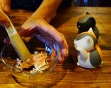 「かまぼこの新生姜味噌和え」作り方2写真