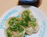 ☆ネギが乗る！！まんまる餃子☆作り方13写真