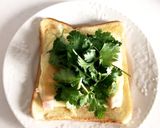 パクチー香るチーズトースト作り方7写真