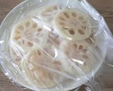 蓮根のお好み焼き風。作り方2写真
