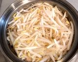 節約副菜☆大根の皮deもやしと青菜ナムル作り方2写真