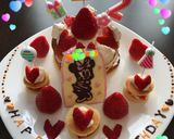 HMでバースデーケーキ♡デコチョコ添え♡作り方22写真