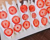 ❄︎可愛簡単❤️苺の生クリームサンド❄︎作り方5写真