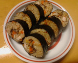 炊き込みご飯の太巻き　恵方巻きにも作り方13写真