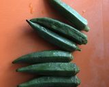 オクラの胡麻和え作り方1写真