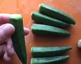 オクラの胡麻和え作り方3写真