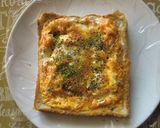 レンジで３分♪クリーミーエビエッグパン作り方5写真
