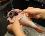 インスタ映え★お魚まるごとアクアパッツァ作り方4写真
