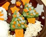 離乳食☆中期〜OK☆クリスマスプレート☆作り方2写真