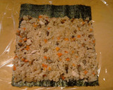 炊き込みご飯と炒り卵の太巻き　恵方巻き作り方11写真