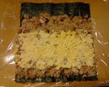 炊き込みご飯と炒り卵の太巻き　恵方巻き作り方12写真