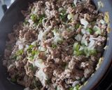 作り置き青唐辛子の肉味噌と青唐パスタ！作り方2写真