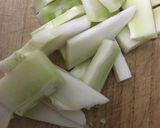 ロマネスコの茎の白だし和え作り方2写真