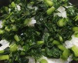 野菜高騰！大根葉も大事丼作り方3写真