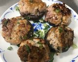 しいたけの肉（ねぎとろ）詰め作り方6写真