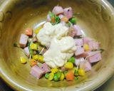 糸こんにゃく焼きそばのベーコンマヨ添え作り方2写真
