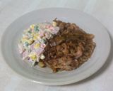 糸こんにゃく焼きそばのベーコンマヨ添え作り方6写真