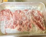 豚肉のピカタ風キャベツのせ作り方1写真