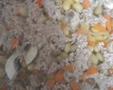 ひき肉と大豆のケチャップ煮込み風作り方2写真