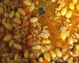 ひき肉と大豆のケチャップ煮込み風作り方4写真