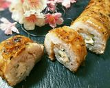 簡単がっつり♪肉巻き寿司/寿司ブリトー作り方5写真