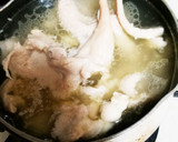 皮付きレンコンと鶏皮の塩炒め作り方2写真